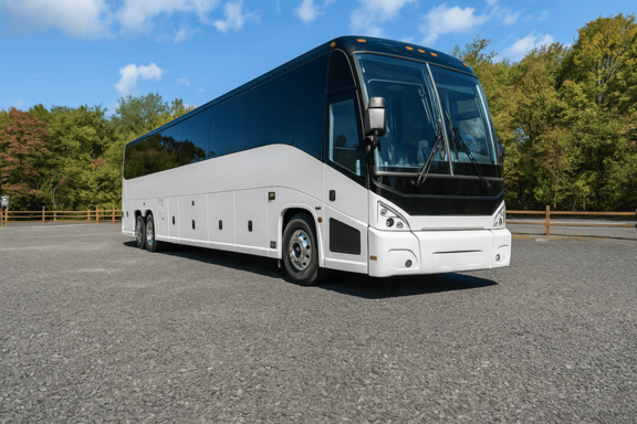 Charter Bus Rental New Haven 56 Passenger Charter Bus