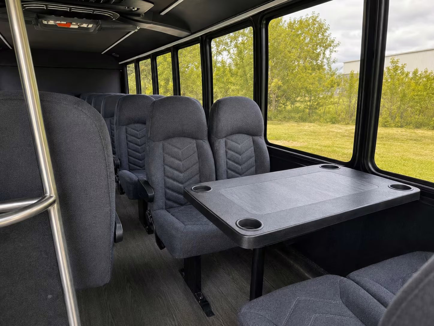 15 passenger minibus interior